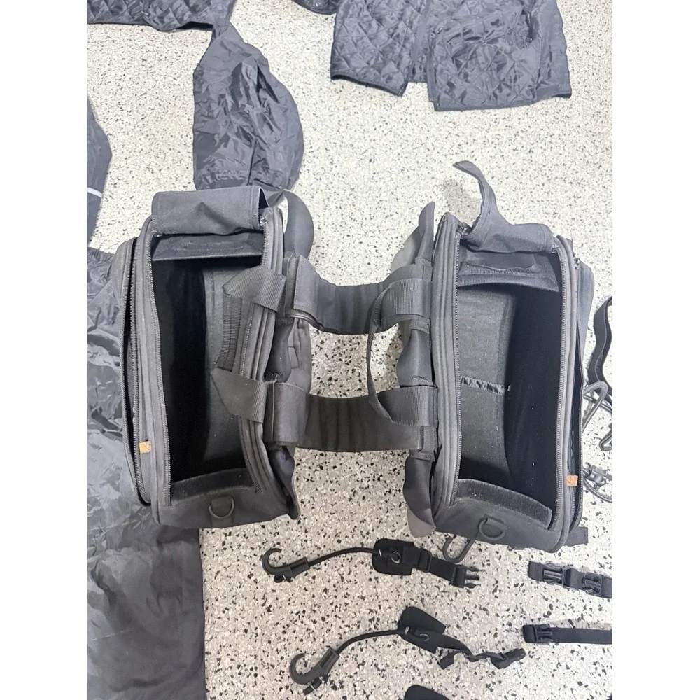 Nelson-Rigg Motorcycle Saddlebags w/BILT Rain Gear, Alter Ego Vest & HD Boot Set - Picture 12 of 13